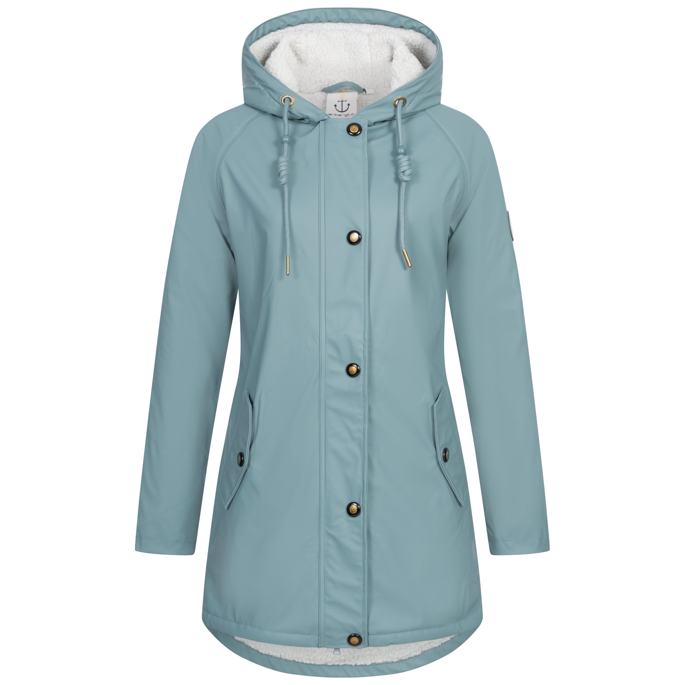 Ankerglut Nebelhorn Damen Winter Friesennerz große Größen – Sky Blue