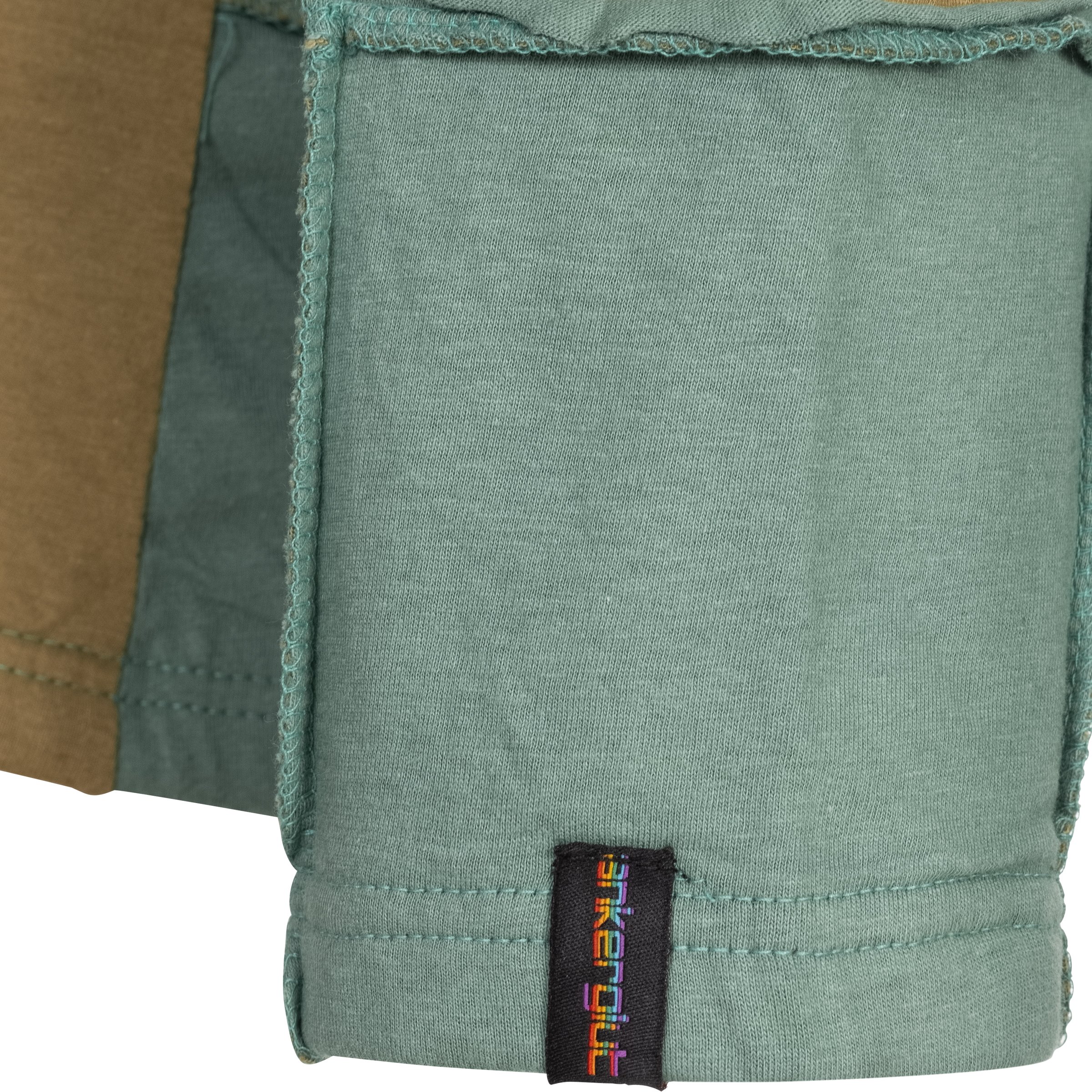 Ankerglut Nepalliebe Damen Patchwork Jacke Handarbeit in großen Größen – Spring Green