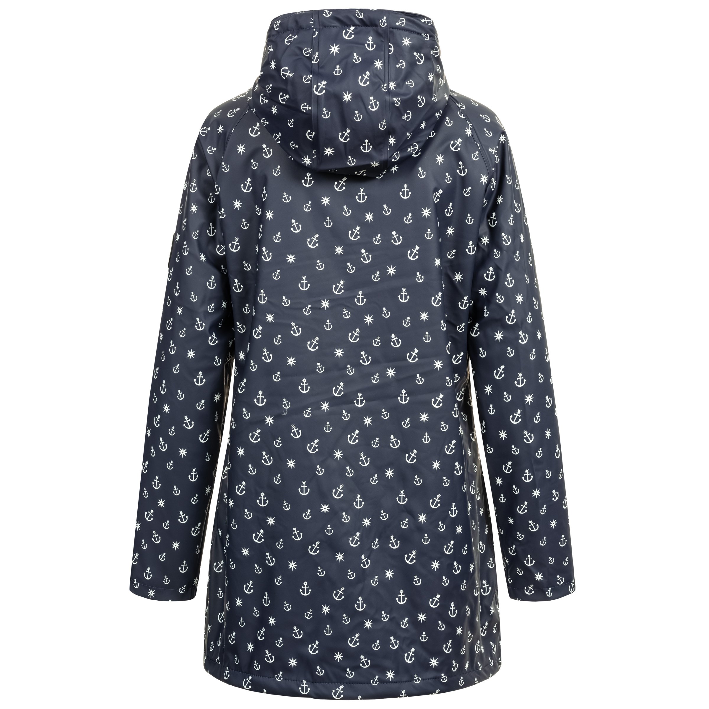Ankerglut Wolke Damen Winter Friesennerz mit Fleecefutter in großen Größen – Navy