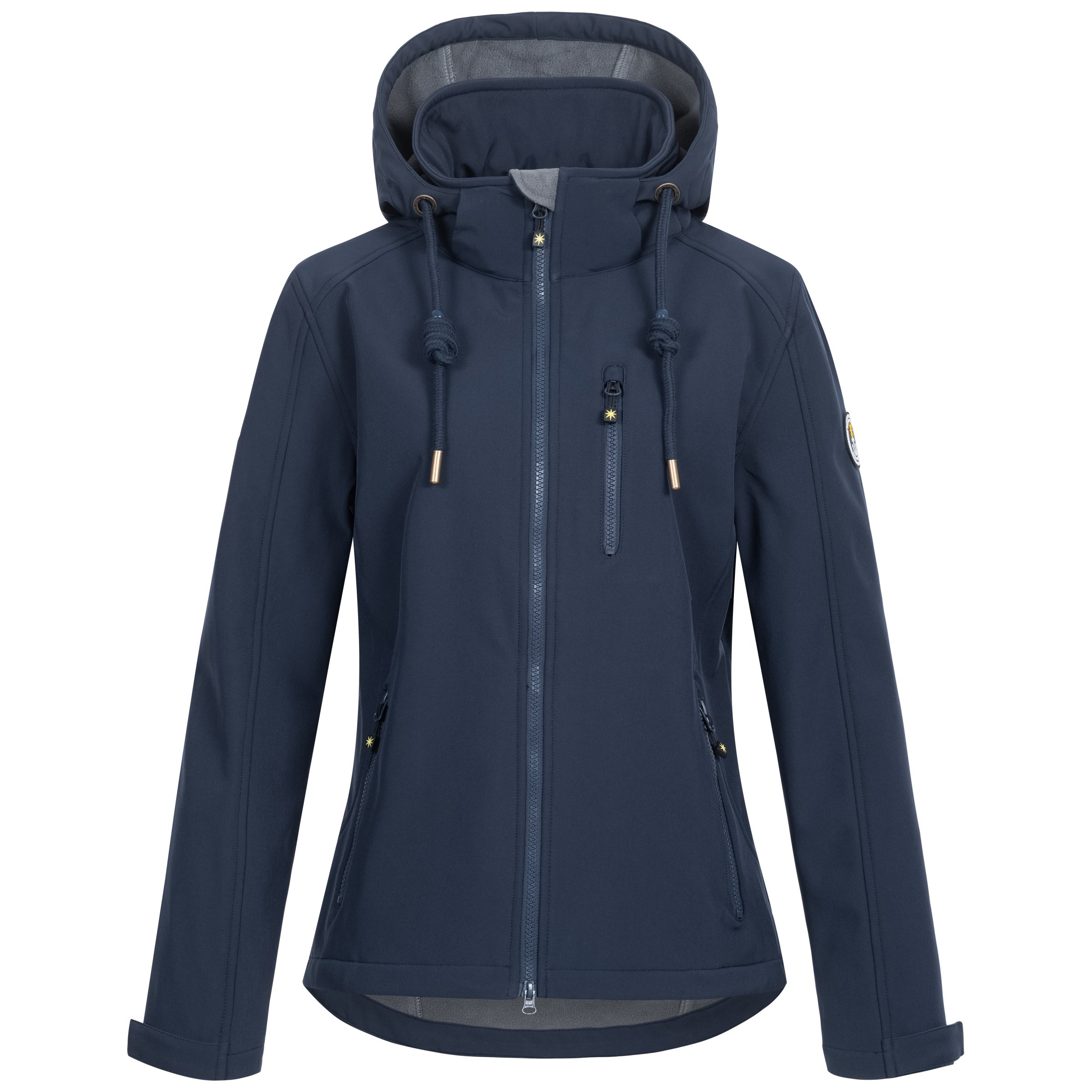 Ankerglut Freude Damen Softshelljacke große Größen – Navy