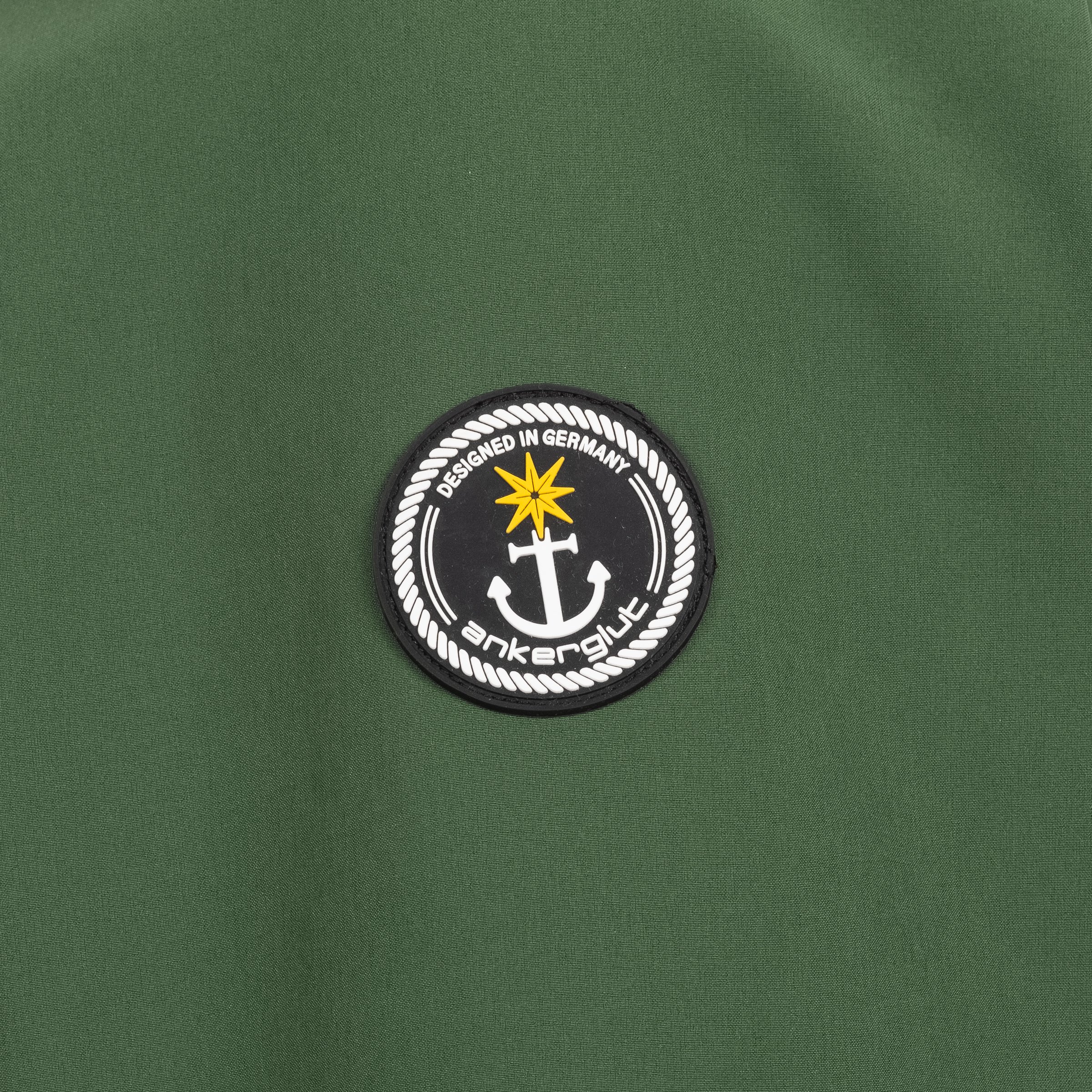 Ankerglut Freiheit Herren Softshelljacke in großen Größen – Olive