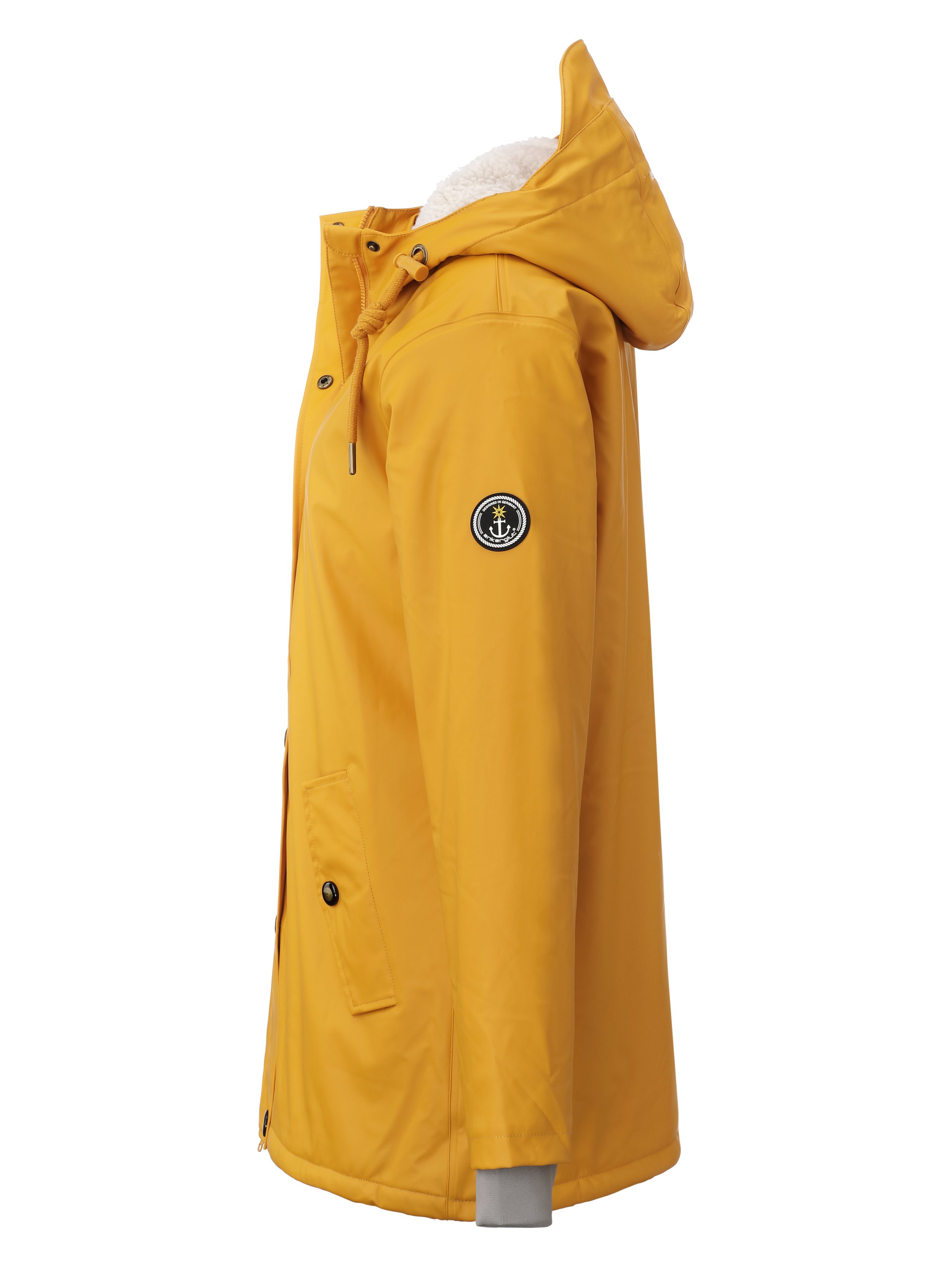 Ankerglut Heldin Damen Winter Regenjacke große Größen – Ocker