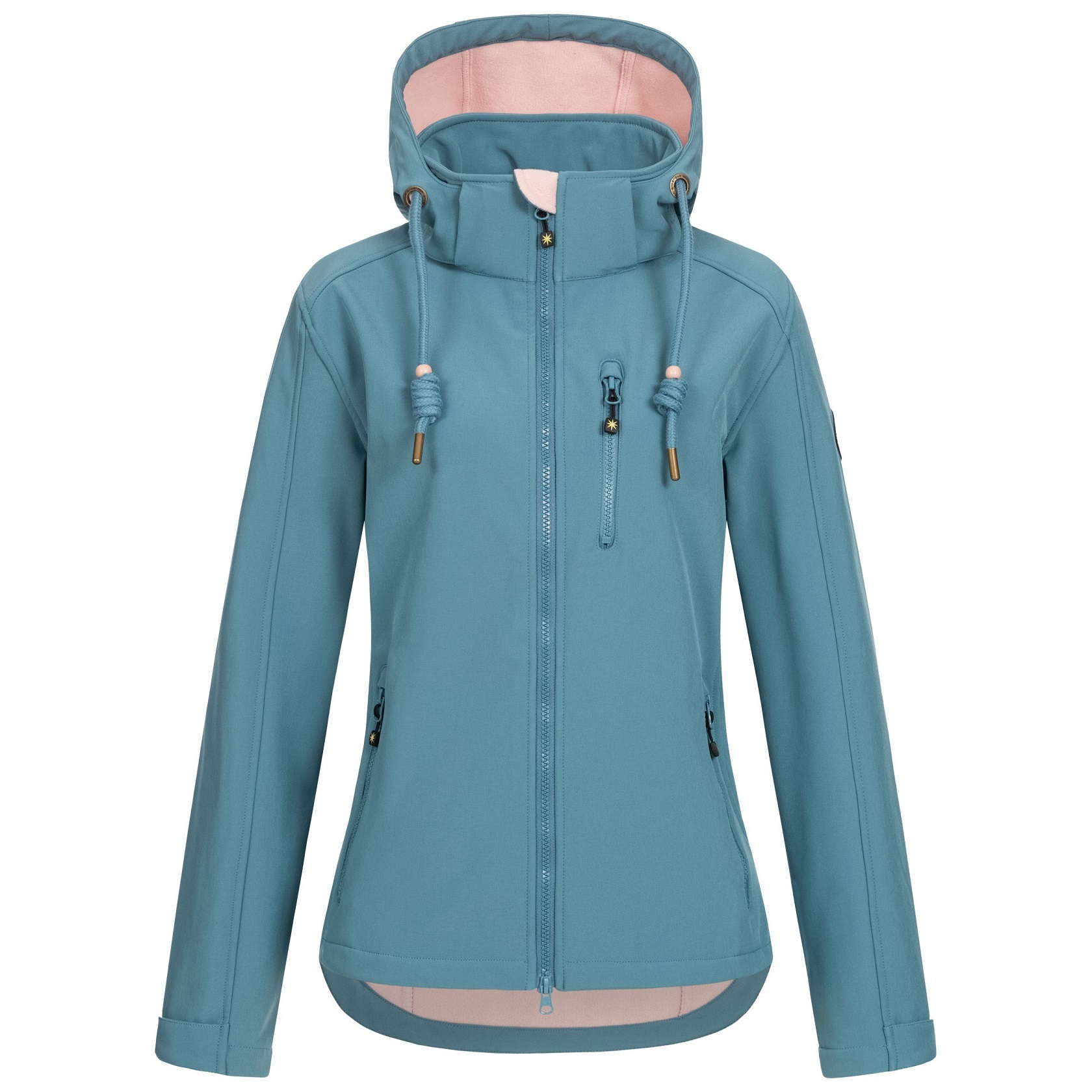 Ankerglut Freude Damen Softshelljacke große Größen – Sky Blue